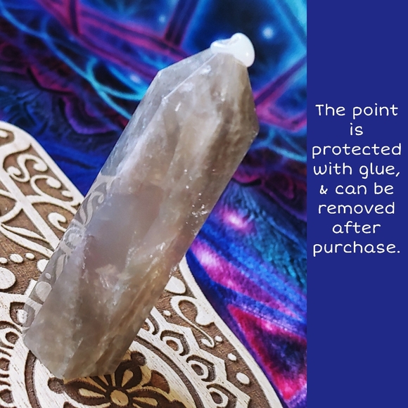 Blue Rose Quartz Tower - Picture 3 of 3